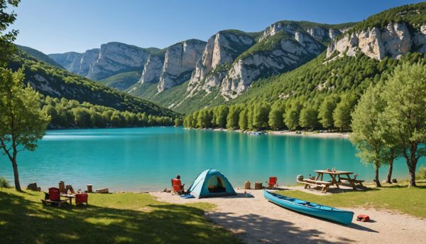 Tout savoir sur le camping au lac de sainte-croix dans le verdon