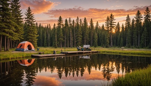 Campings avec étang de pêche : à quoi s'attendre